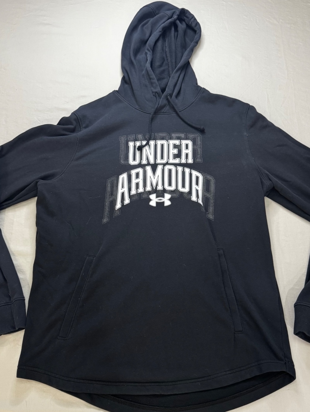 Under Armour Hoodie Men’s L Black Pullover Graphic Sportcore